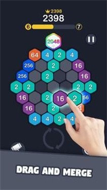 2048六边形拼图(2048 Hexagon Puzzle)