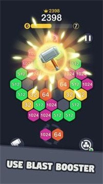 2048六边形拼图(2048 Hexagon Puzzle)